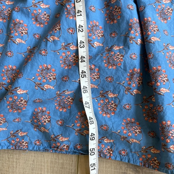 Mango Blue and Pink Ruffled Mini Dress - Picture 5 of 7